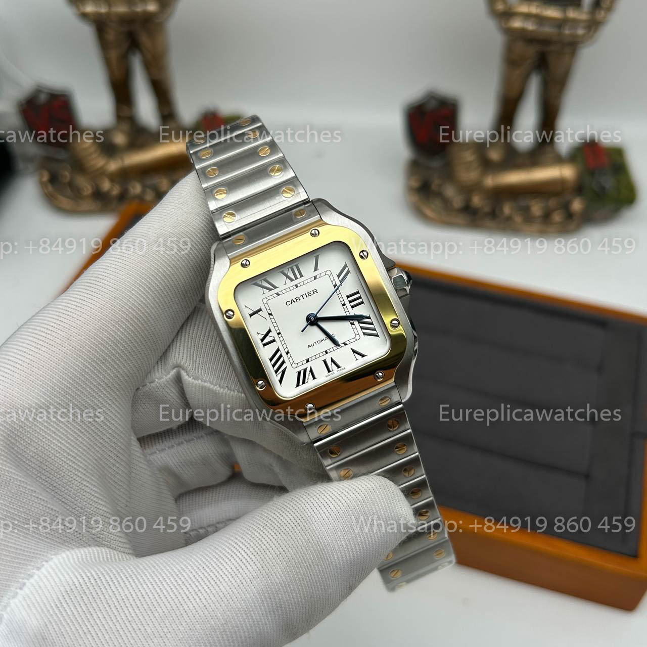 Cartier De Santos W2SA0016 35MM 1:1 Meilleure édition BV Factory Cadran blanc