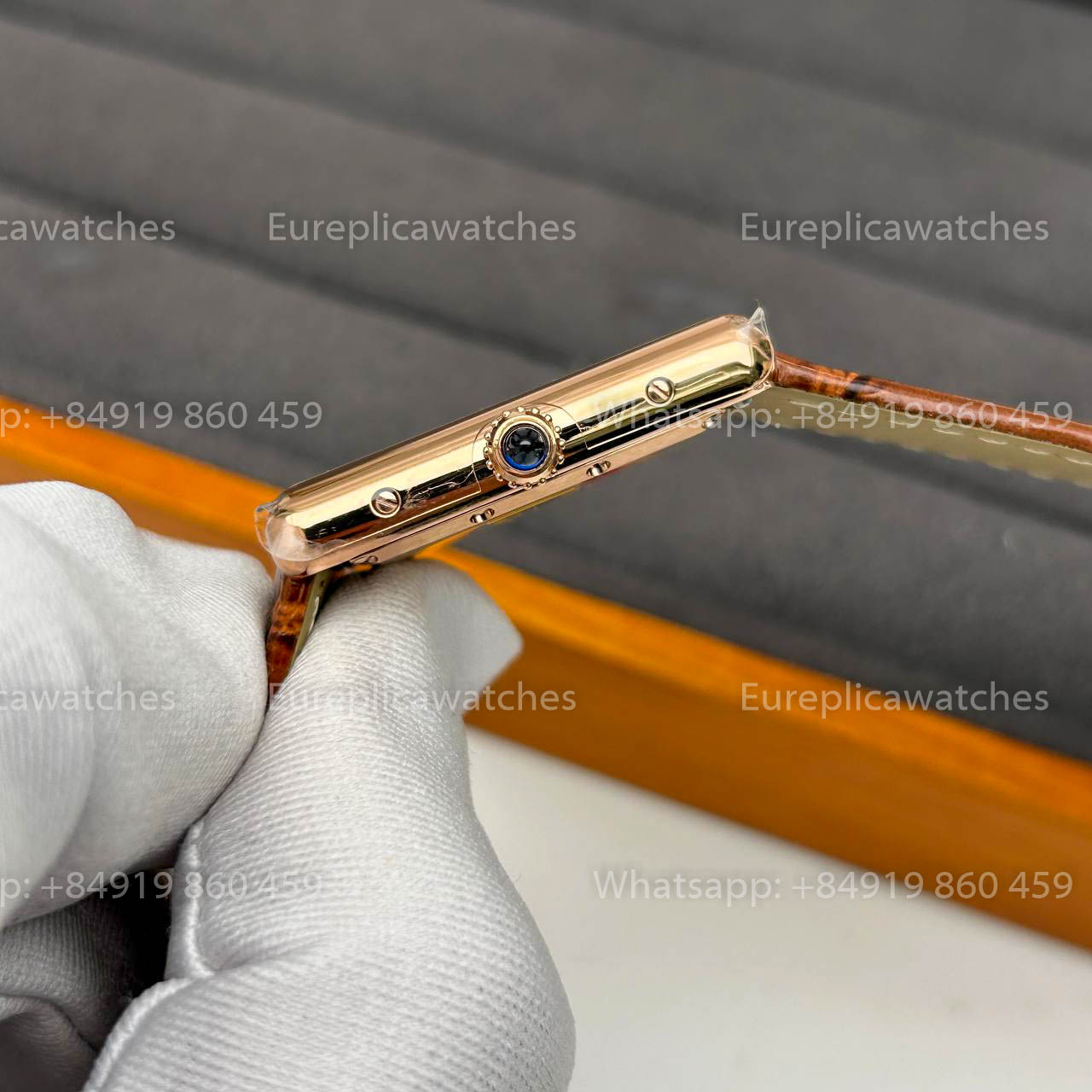 Cartier Tank TANK LOUIS CARTIER “Latest Hues” Edition 1:1 Best Version F1 Factory Brown Strap