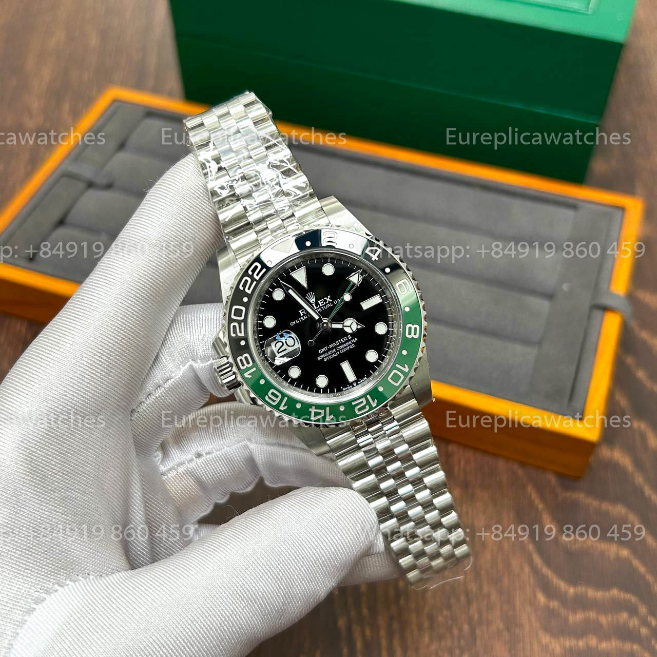 Rolex GMT Master II M126720vtnr-0002 « Sprite Bezel » Édition 1:1 Meilleure version VS usine