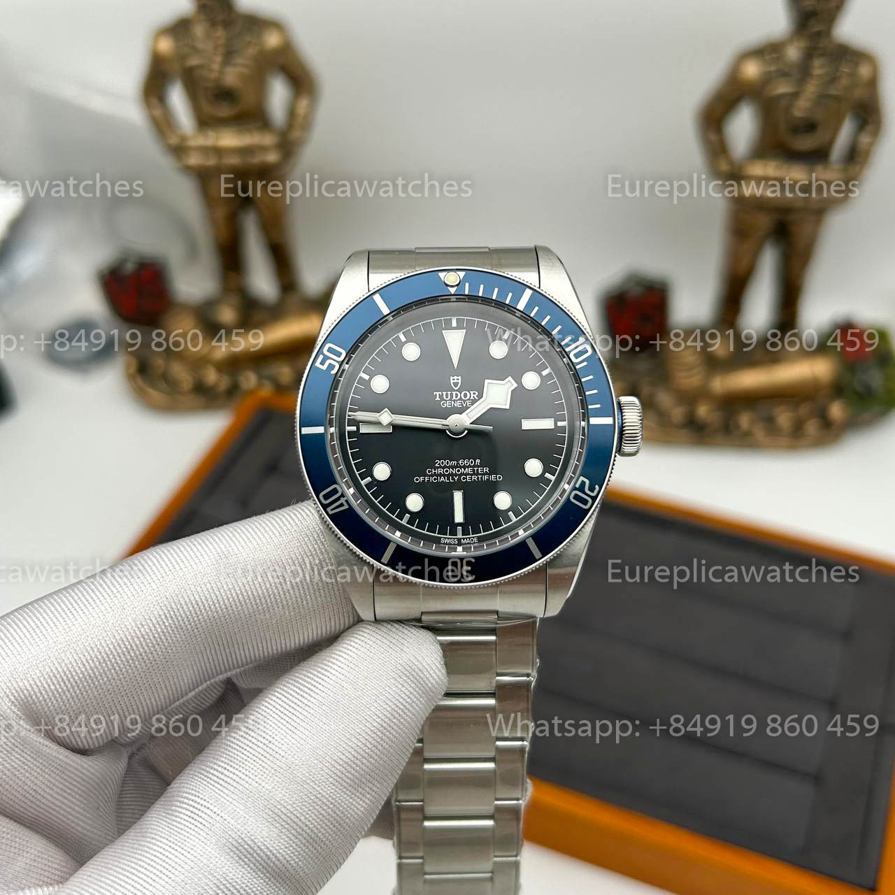 ZF Factory Tudor Heritage Black Bay M79230b-0002 1:1 Best Version Blue Bezel