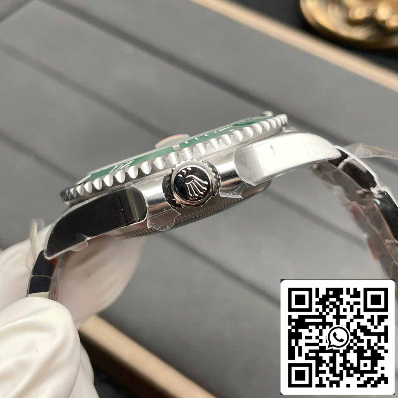 Rolex Submariner 116610LV-97200 40 mm 3135 Uhrwerk, Clean Factory V4, grünes Zifferblatt