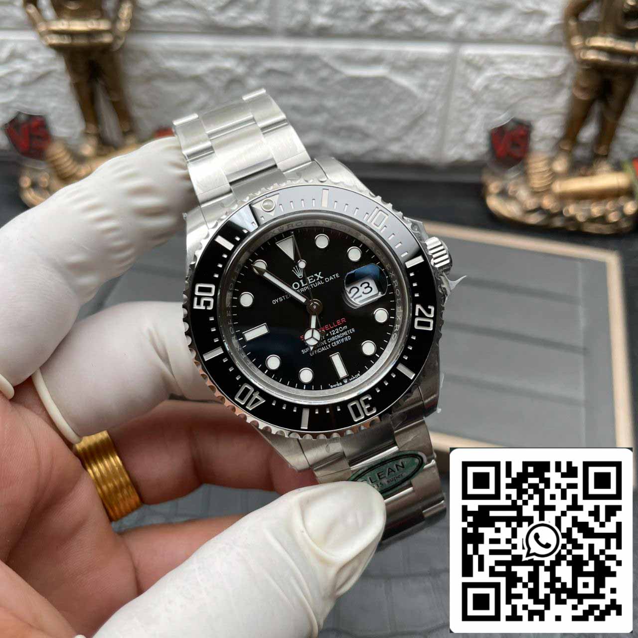 Rolex Sea Dweller M126600-0002 1:1 Best Edition Clean Factory schwarzes Zifferblatt