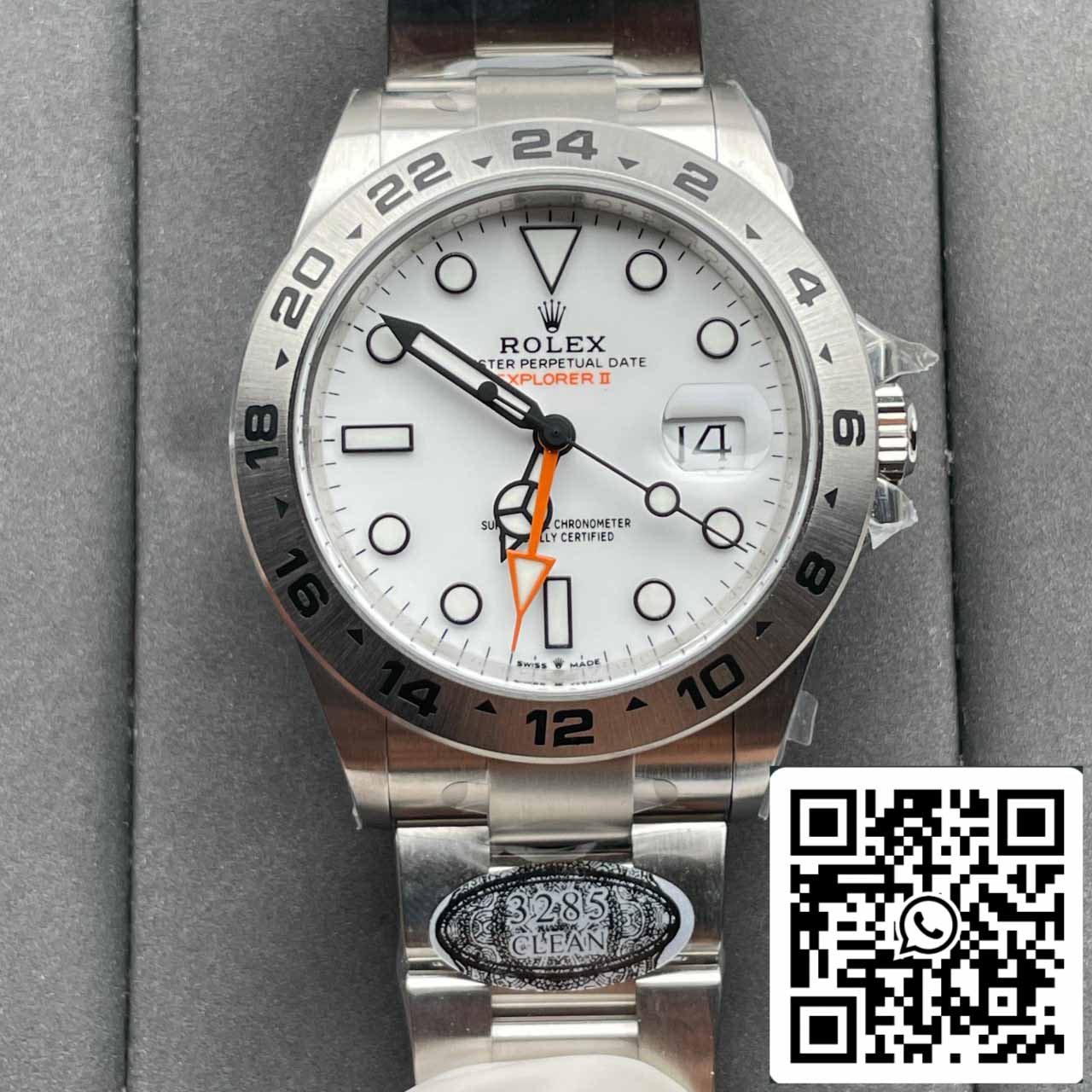 Rolex Explorer II M226570-0001 Herrenuhr 1:1 Clean Factory 3285 Uhrwerk weißes Zifferblatt