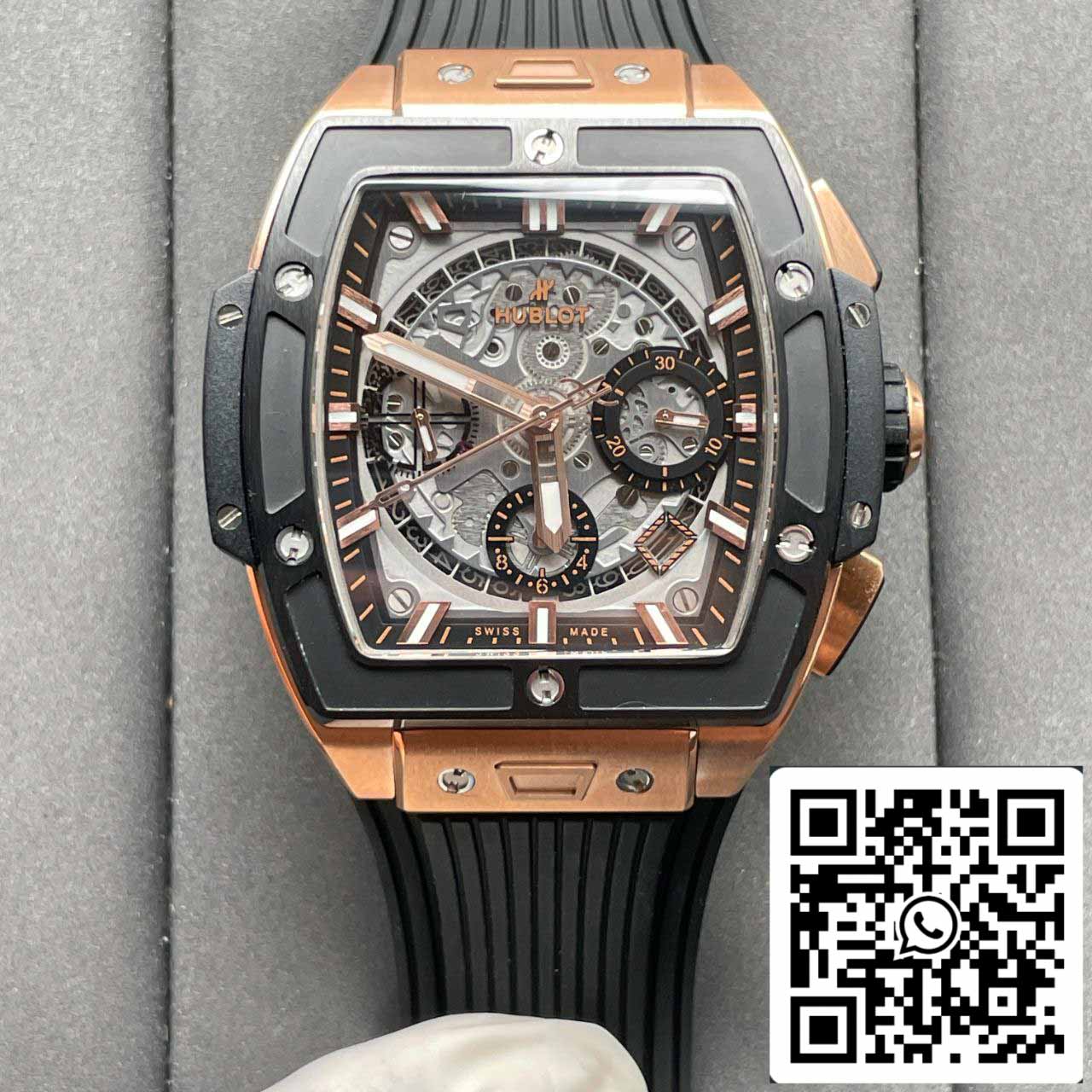 Hublot Big Bang Titanium 641.OM.0183.LR 1:1 Best Edition BBF Factory Or Rose Cadran Gris Noir