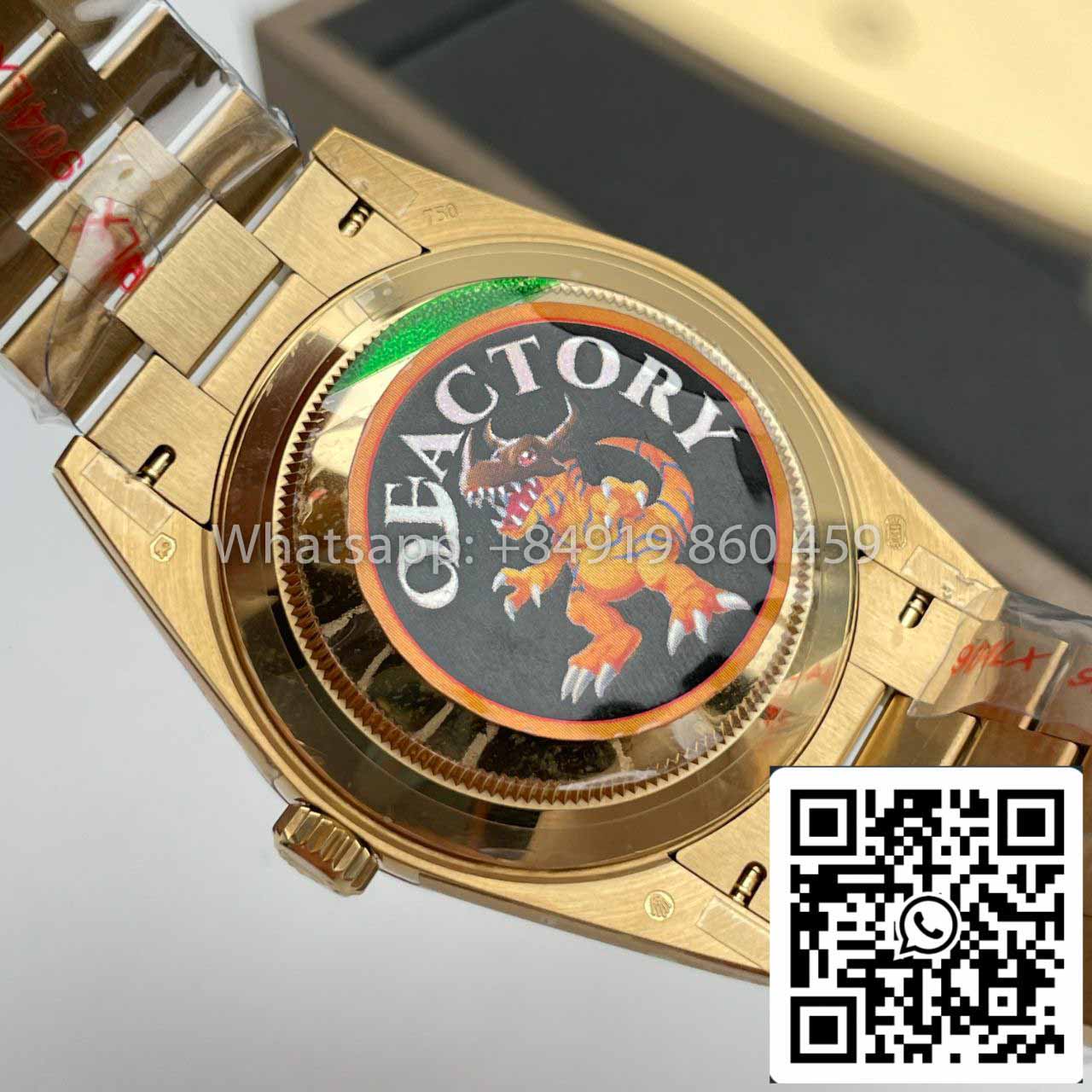 Rolex Day Date 40 Gold 228238-0007 1:1 Best Edition QF Fabrik Gegengewichtsversion
