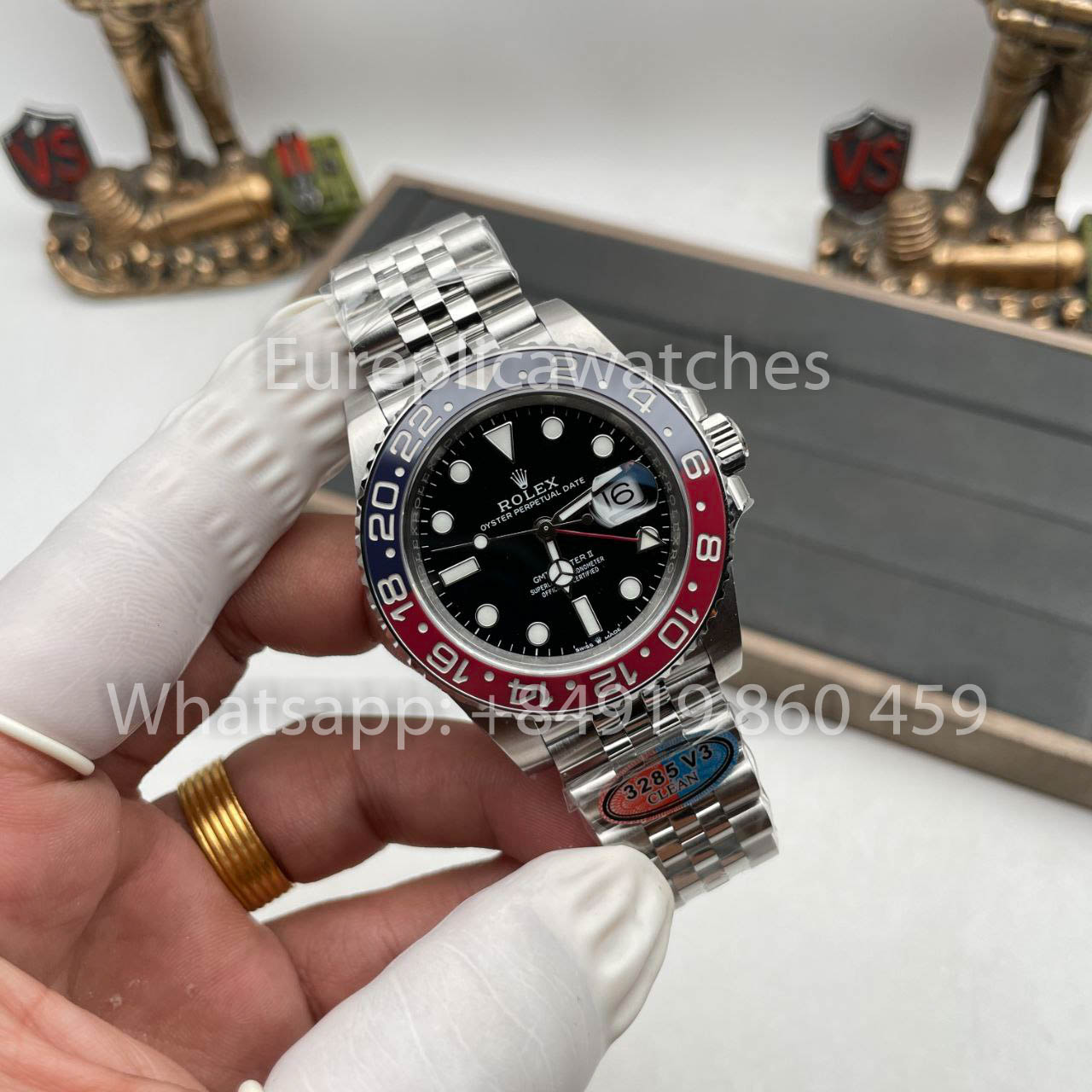 Rolex GMT Master II M126710BLRO Jubilee Strap 1:1 Best Edition Clean Factory neueste Version 2024