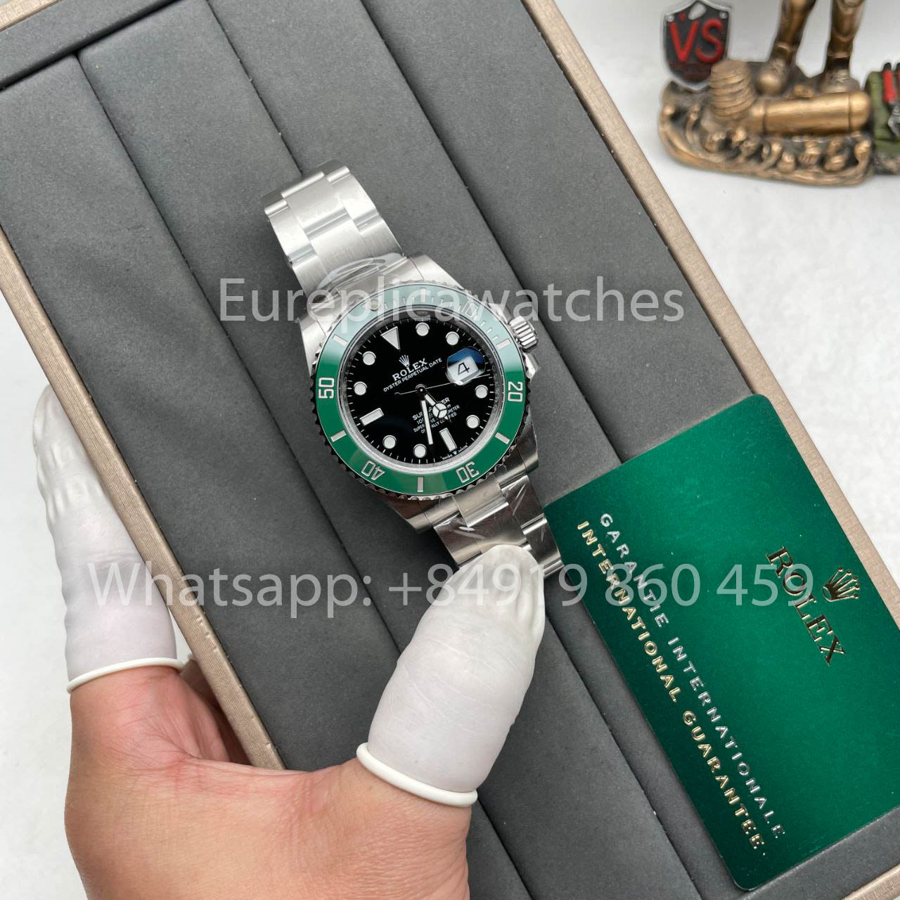 Rolex Submariner M126610LV-0002 Kermit 1:1 Meilleur clone VS Factory Black Dial le plus récent 2025