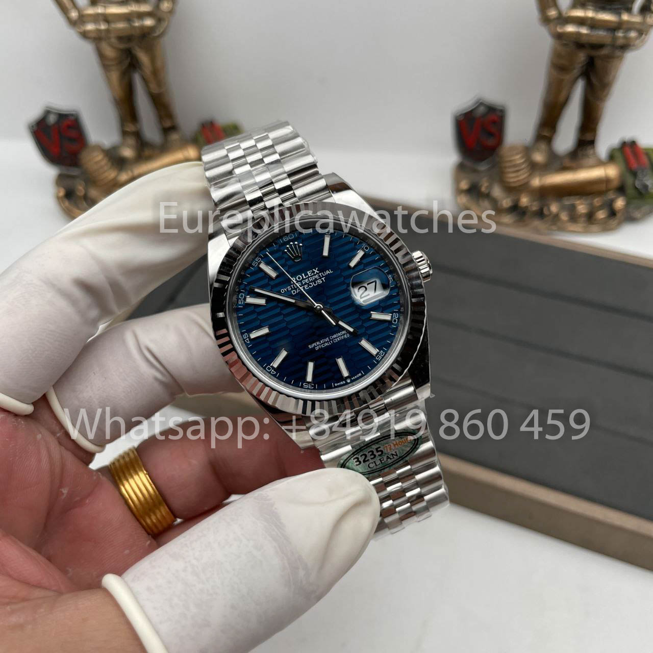 Rolex Datejust 41 menthe M126334-0032 1: 1 meilleure édition cadran bleu Clean Factory