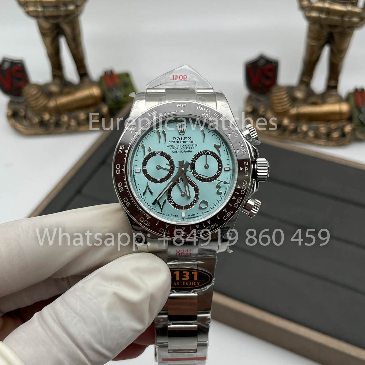 Rolex Cosmograph Daytona m126506 Arabic Numeral Ice Blue Dial 1:1 Best Clone QF Factory