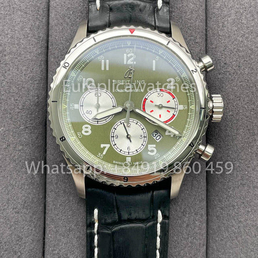 Breitling Aviator 8 Ab01192a1l1X1 Green Dial  1:1 Best Clone EF Factory