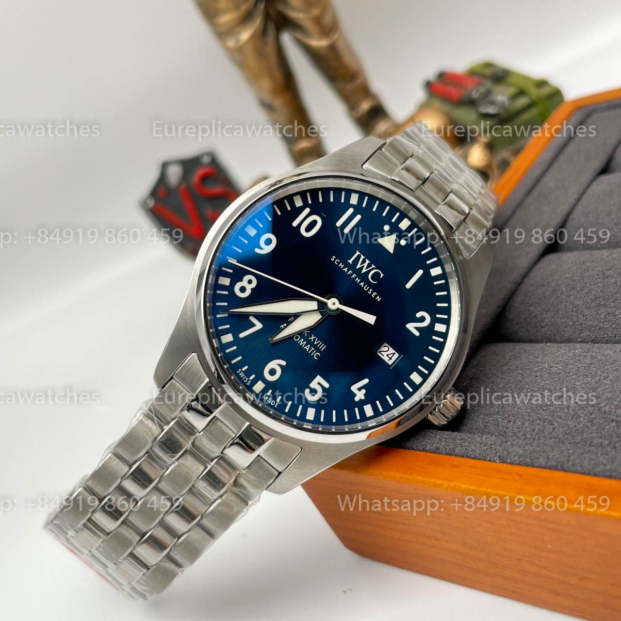 IWC Pilot IW327014 1:1 Best Edition V7 Factory Blue Dial
