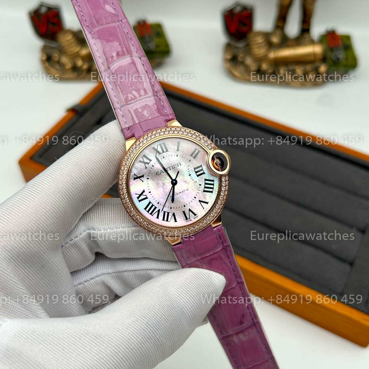 Ballon Bleu De Cartier WE902066 1:1 Best Edition V6 Factory V4 Rose Gold