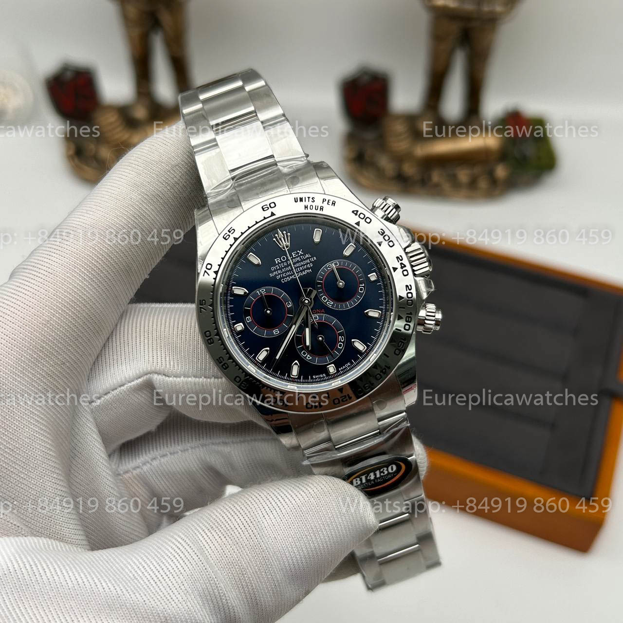 Rolex Cosmograph Daytona M116509-0071 1:1 Meilleure édition BT Factory Cadran bleu