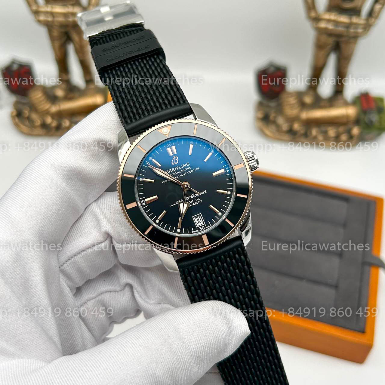Breitling Superocean Heritage UB2010121B1S1 Édition Best 1:1 Or Rose, réplique BLS Factory