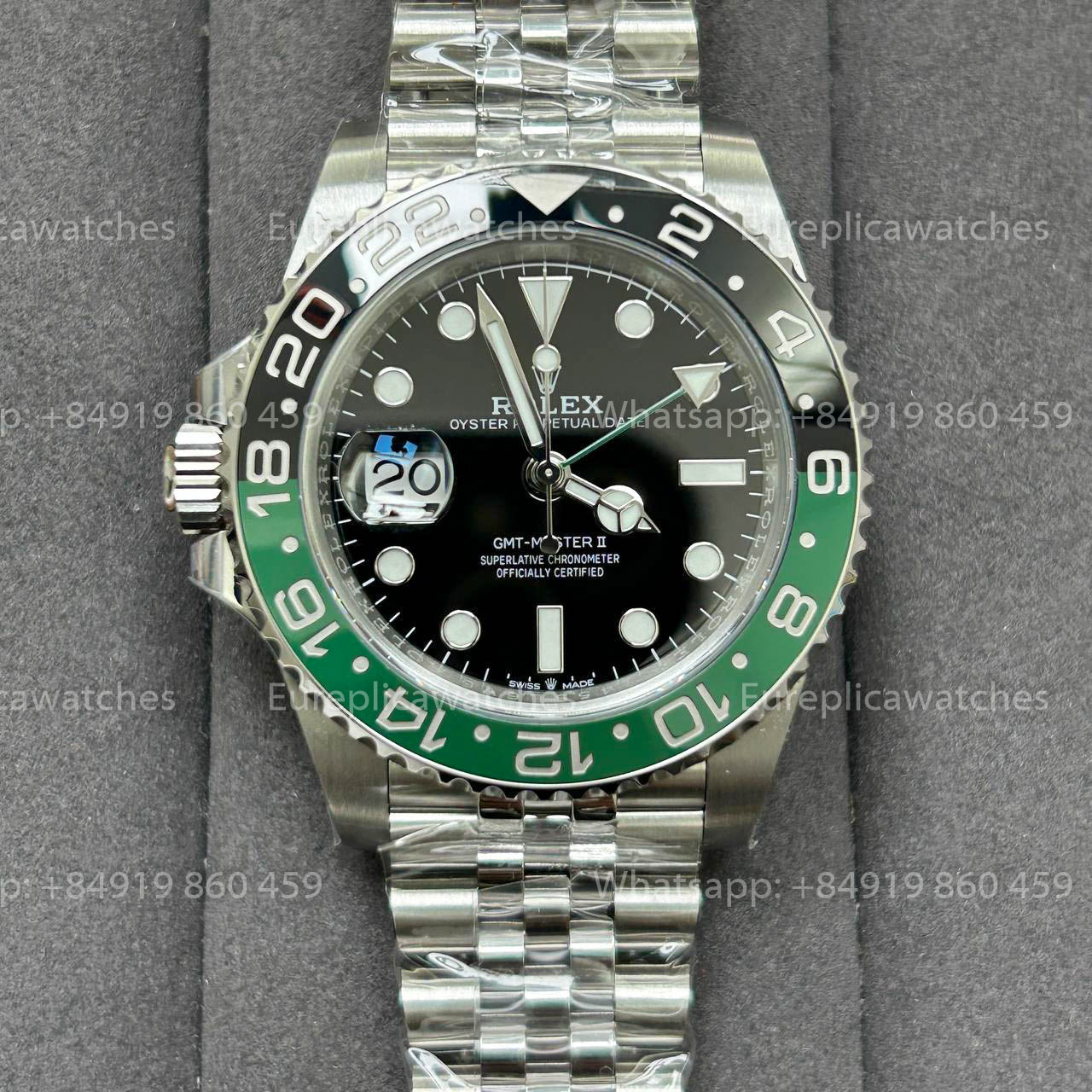Rolex GMT Master II M126720vtnr-0002 « Sprite Bezel » Édition 1:1 Meilleure version VS usine