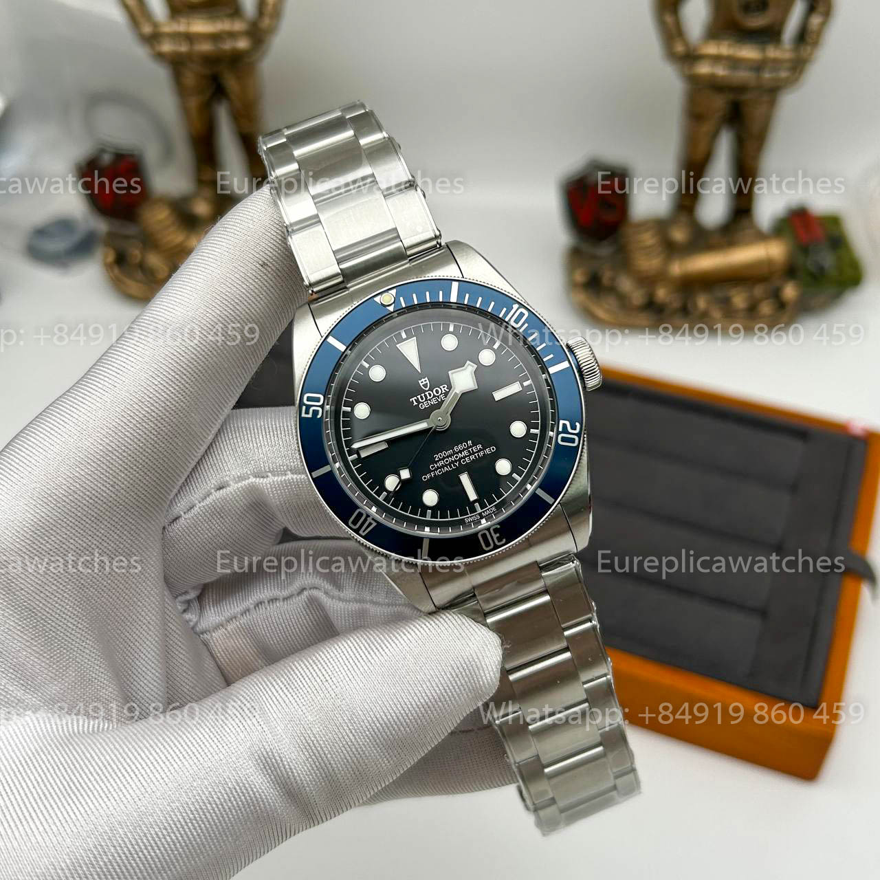 ZF Factory Tudor Heritage Black Bay M79230b-0002 1:1 Best Version Blue Bezel