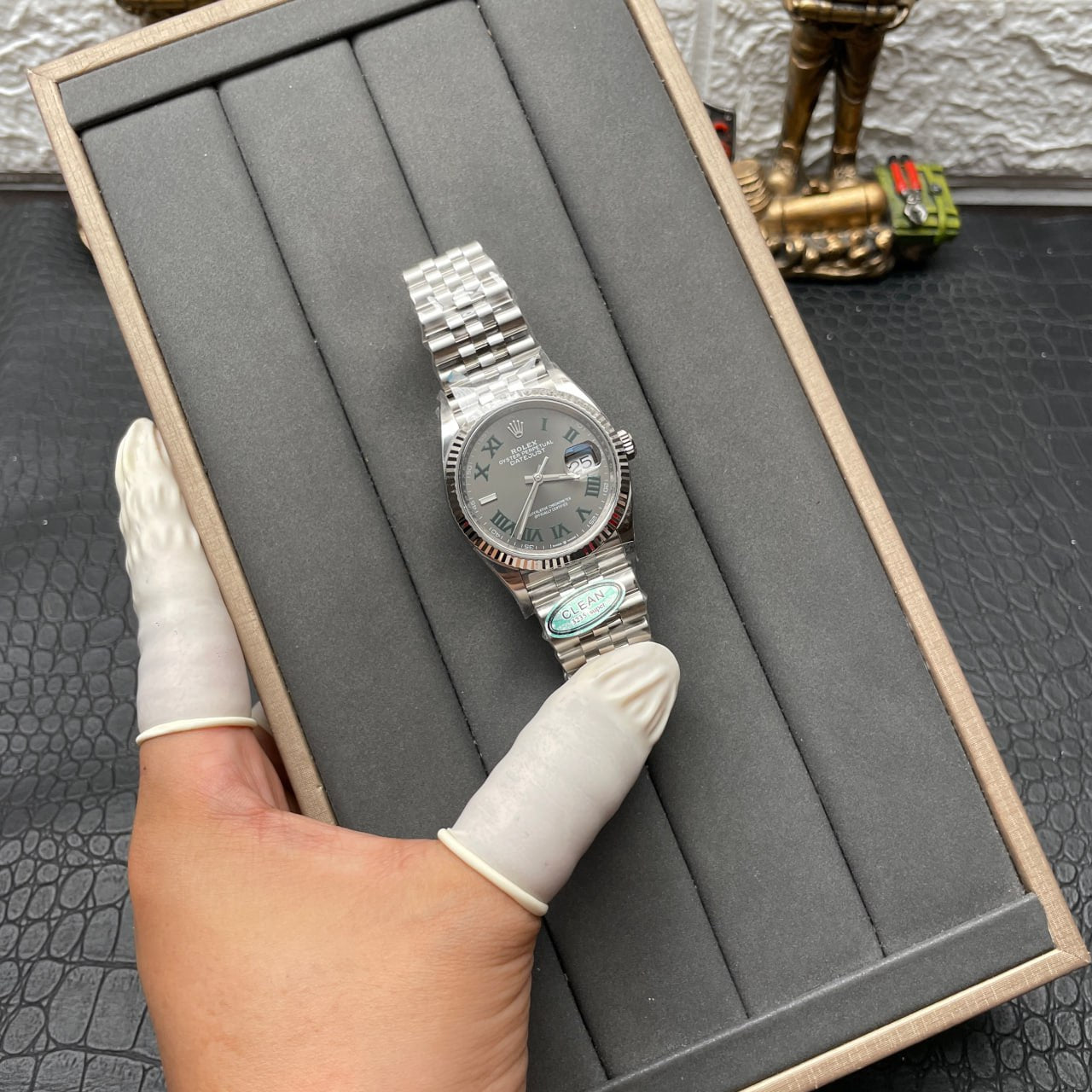 Rolex Datejust M126234-0045 Cadran Wimbledon 36 mm Clean Factory