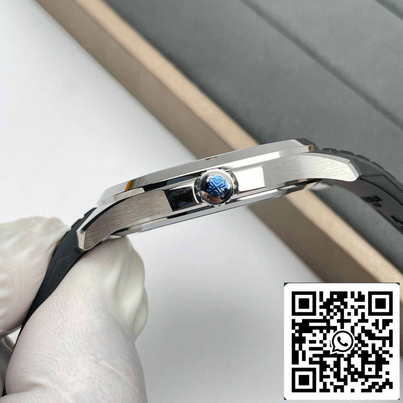 Patek Philippe Aquanaut 5167A-001 1:1 Meilleure édition 3K Factory V2 Version Acier inoxydable