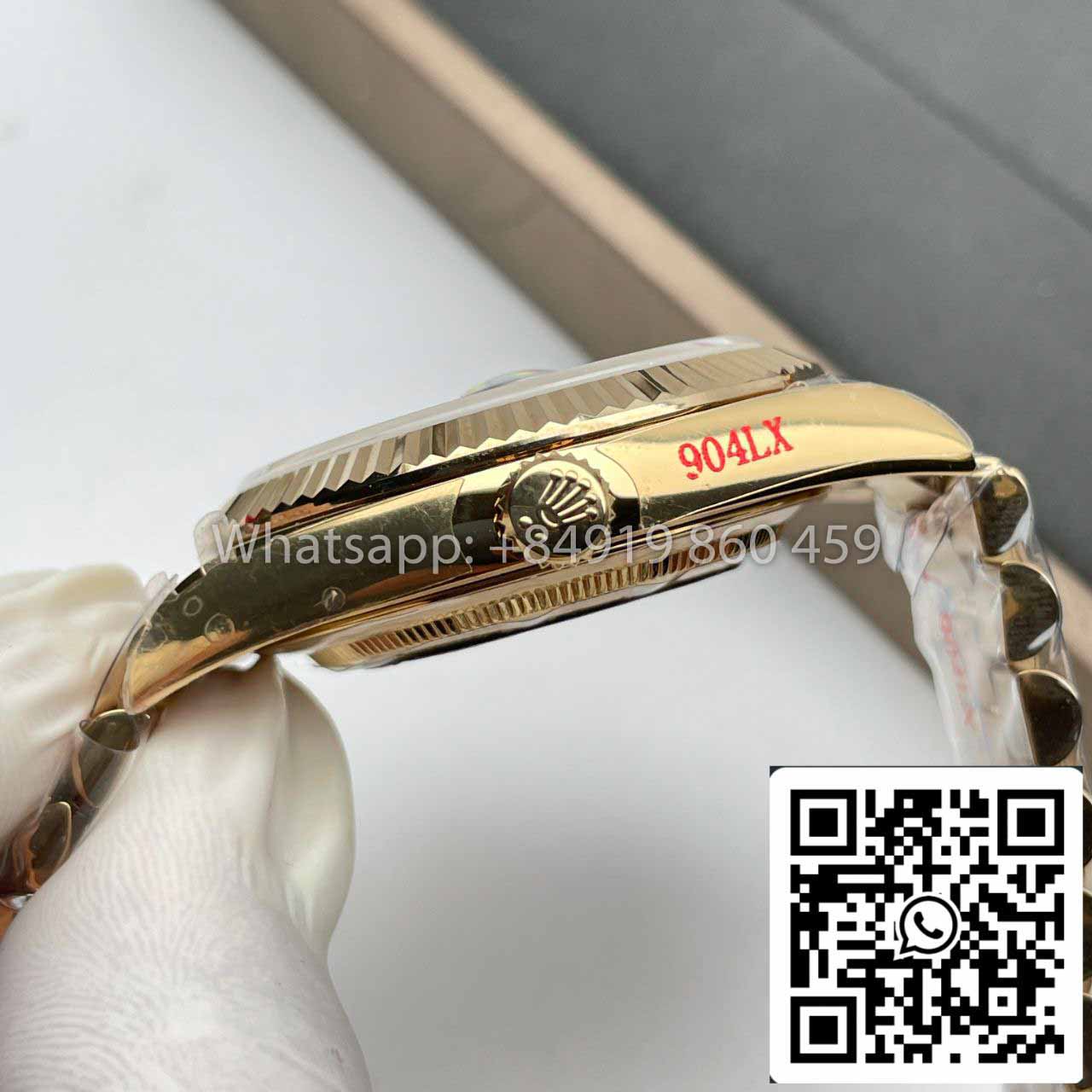 Rolex Day Date 40 Gold 228238-0007 1:1 Best Edition QF Fabrik Gegengewichtsversion