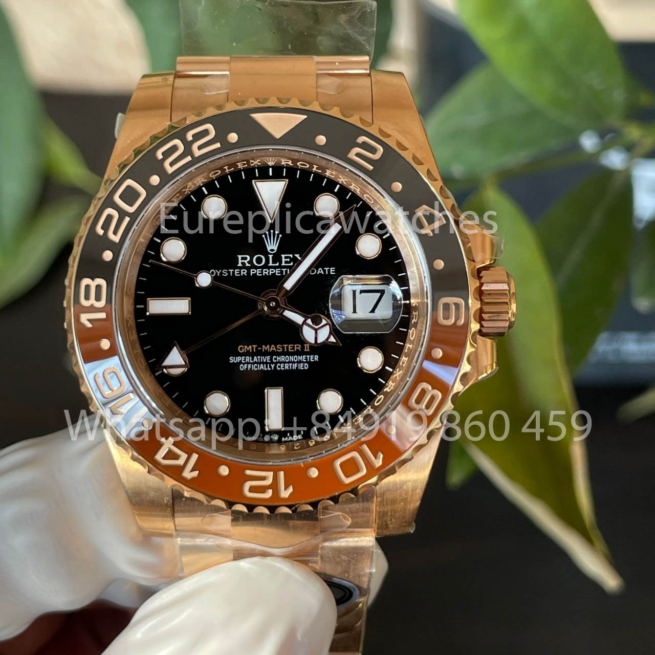 Rolex GMT Master II M126715CHNR-0001 1:1 Bester Klon, saubere Fabrik, neueste Version 2025