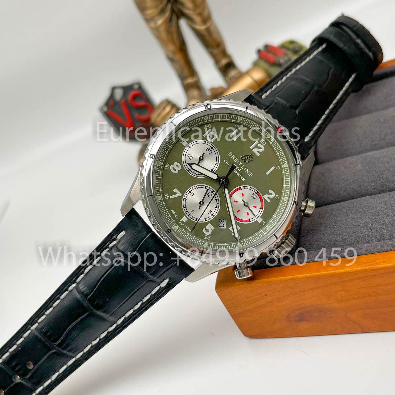 Breitling Aviator 8 Ab01192a1l1X1 Cadran Vert 1:1 Meilleur Clone EF Factory