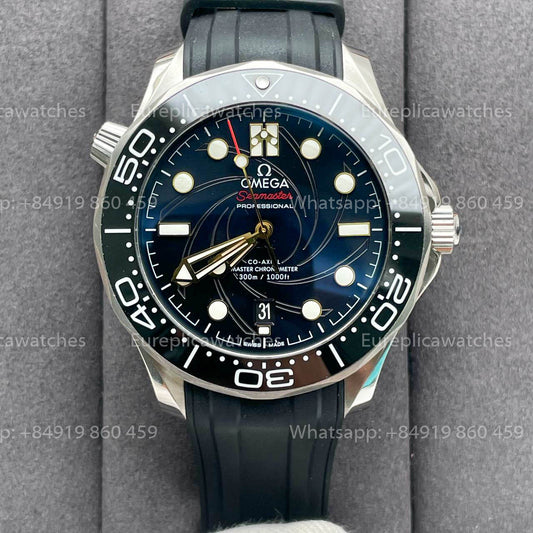 Omega Seamaster Diver 300M 210.22.42.20.01.004 1:1 Meilleure édition OU Bracelet en caoutchouc d'usine