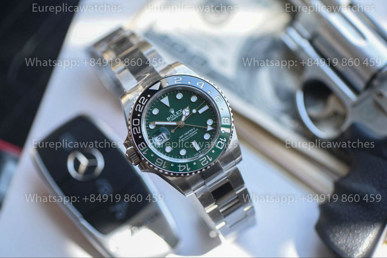 Rolex GMT Master II M126729VTNR Oyster Strap „Sprite Bezel“ Edition 1:1 Beste Version VS Fabrik