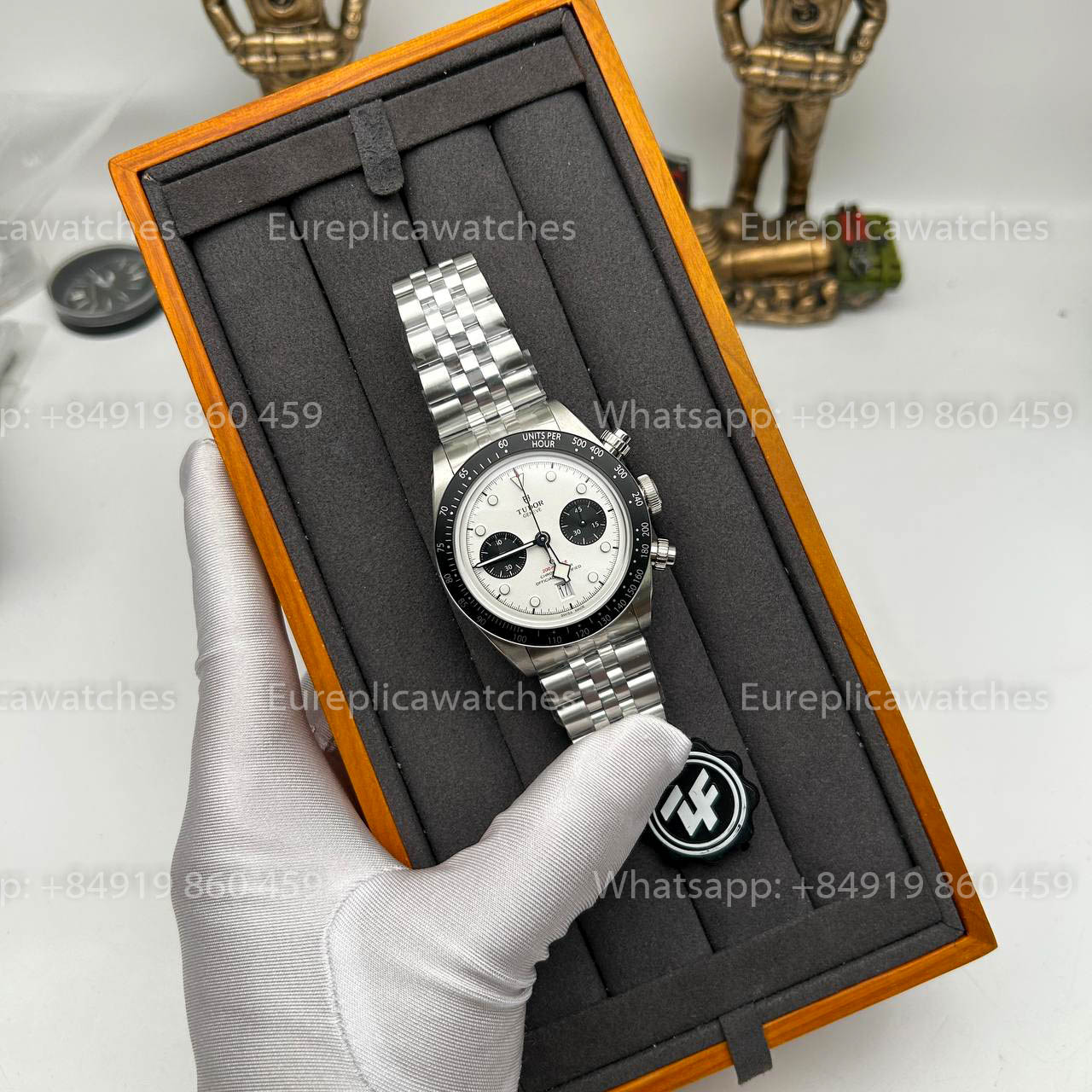 Tudor Black Bay Chrono M79360N-0014 ZF Factory 1:1 Meilleure version Cadran Blanc
