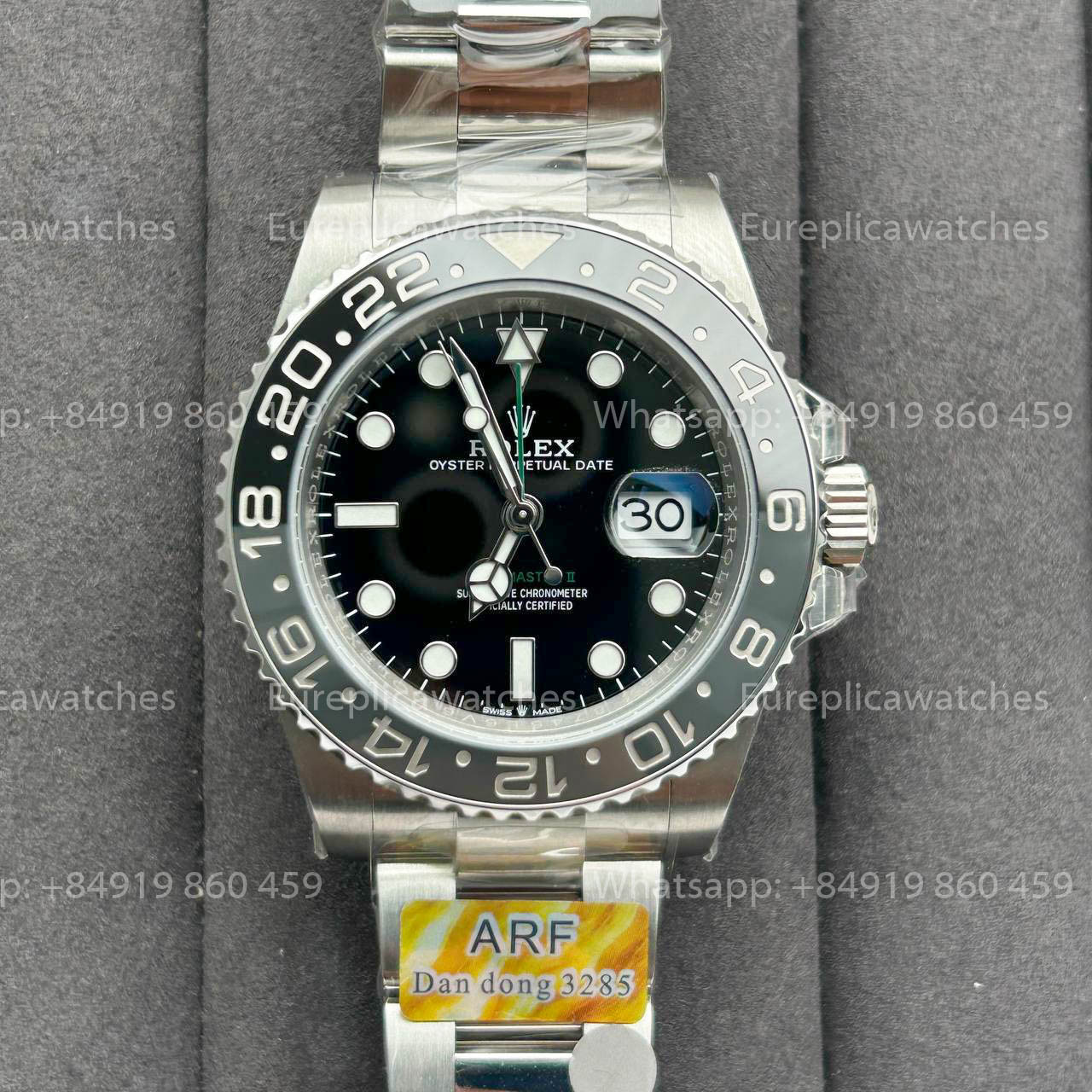 Rolex GMT Master II m126710 Bruce Wayne Batman 1:1, réplique fidèle, bracelet Oyster, par ARF Factory