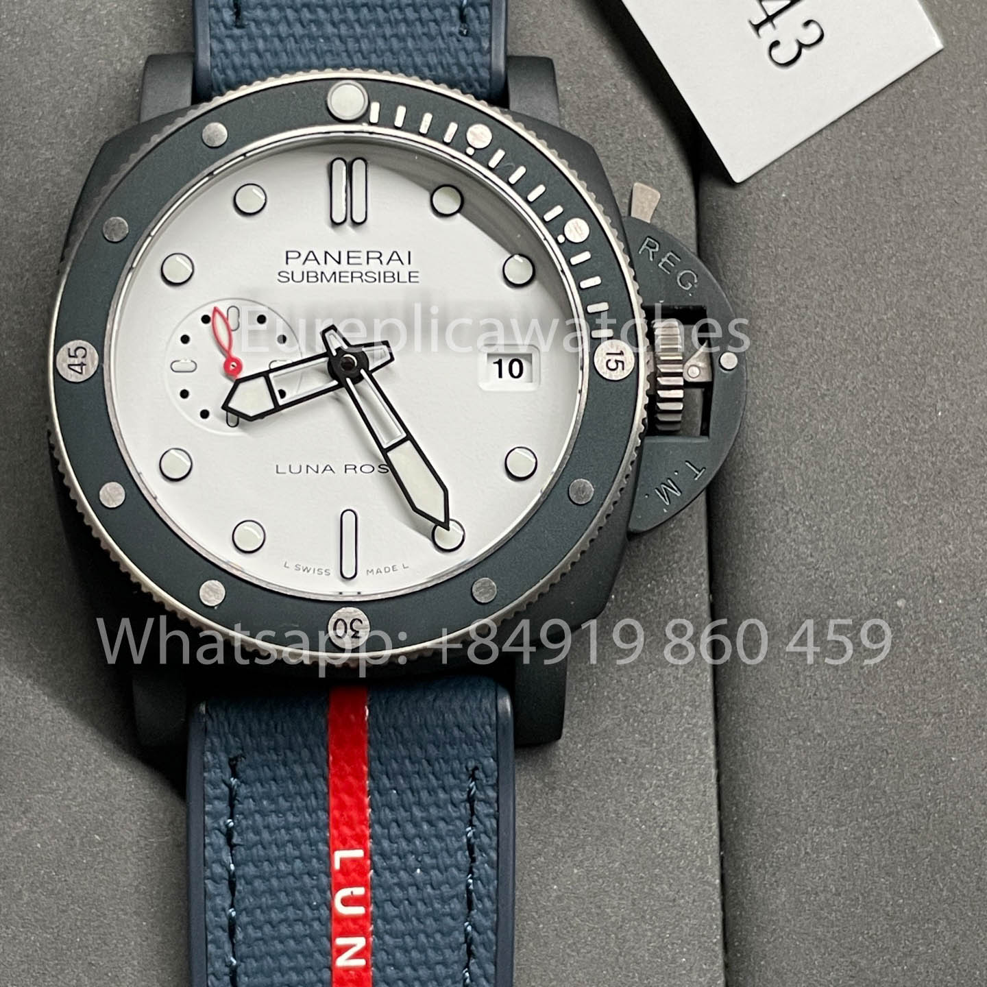 Panerai Submersible PAM 1543 QuarantaQuattro Luna Rossa 1:1 Meilleur Clone VS Usine