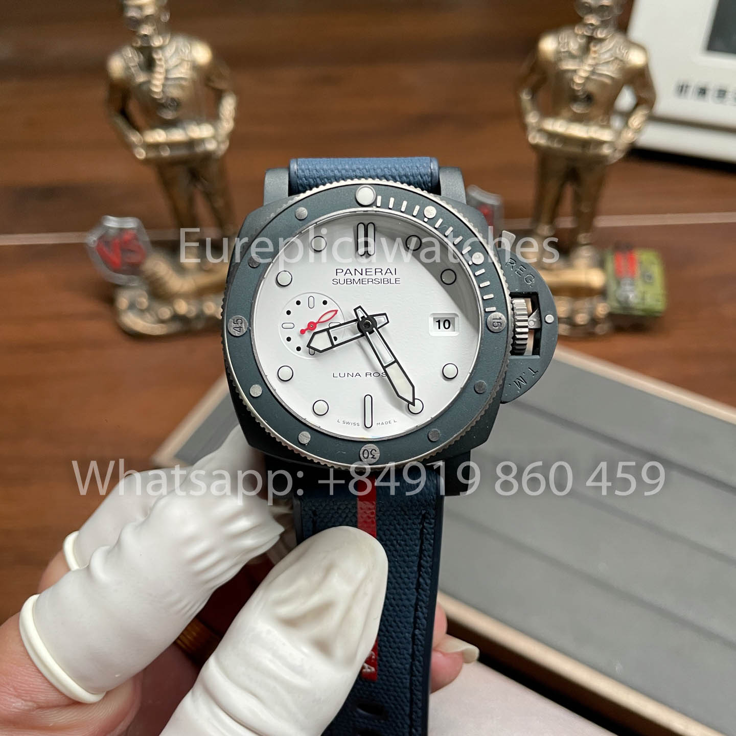 Panerai Submersible PAM 1543 QuarantaQuattro Luna Rossa 1:1 Meilleur Clone VS Usine