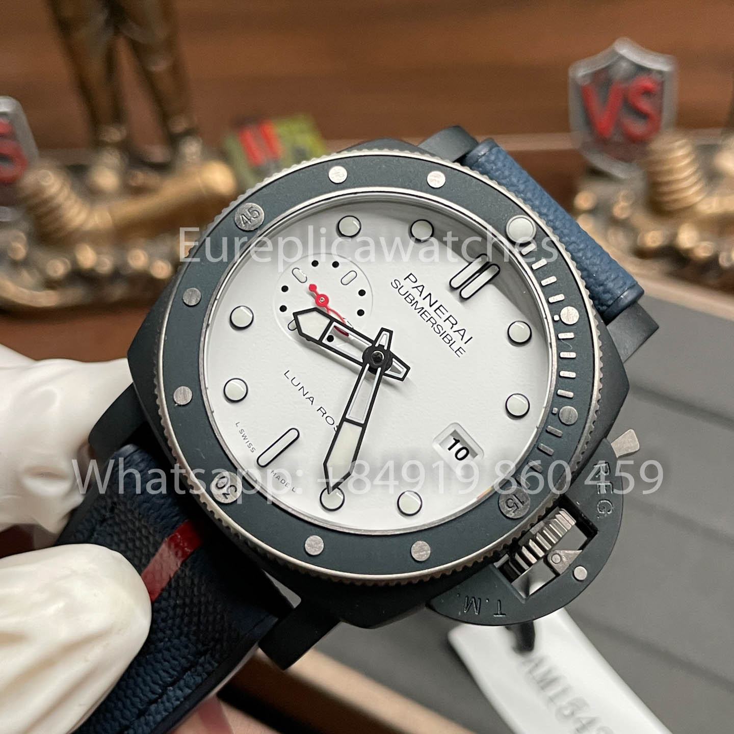 Panerai Submersible PAM 1543 QuarantaQuattro Luna Rossa 1:1 Meilleur Clone VS Usine