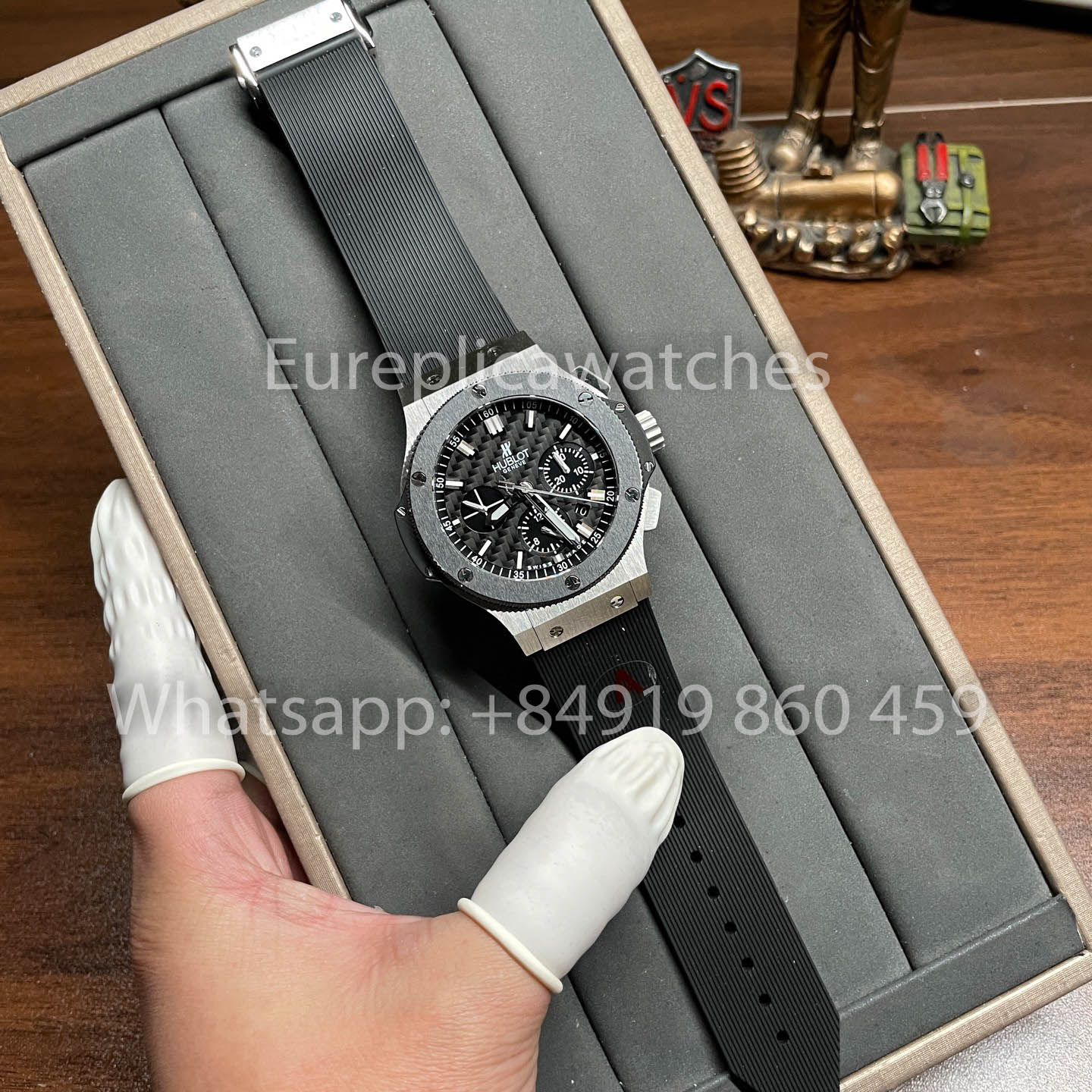 Hublot Big Bang Black Grid Dial – 44 mm 1:1 Meilleur clone HB Factory