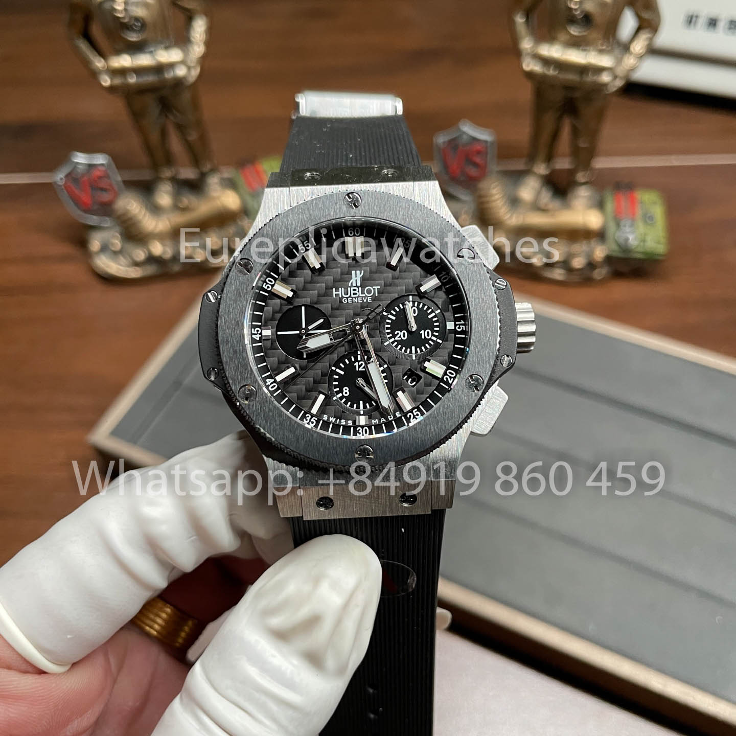 Hublot Big Bang Black Grid Dial – 44 mm 1:1 Meilleur clone HB Factory