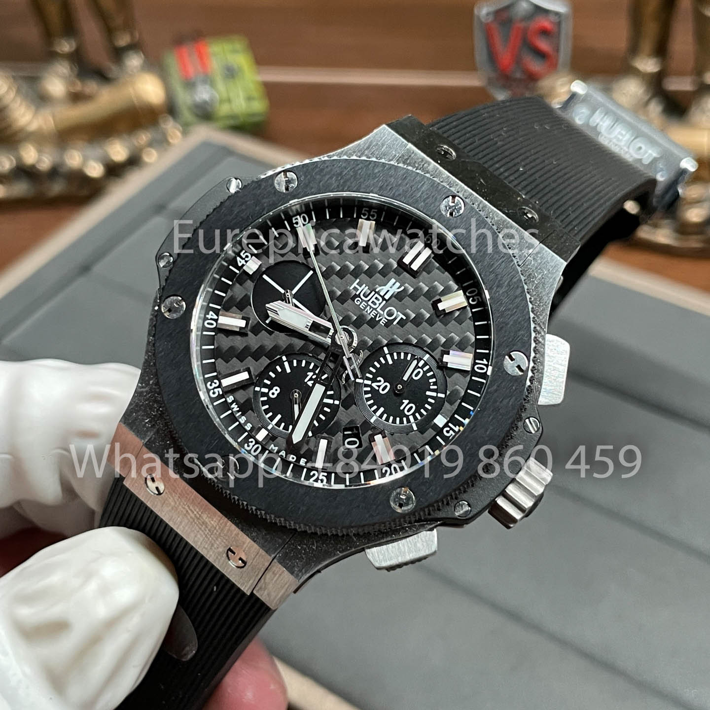 Hublot Big Bang Black Grid Dial – 44 mm 1:1 Meilleur clone HB Factory