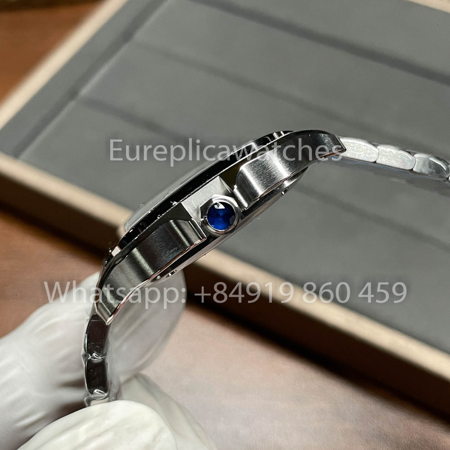 Cartier Santos WSSA0009 1:1 Best Clone BV Factory V2 White Dial
