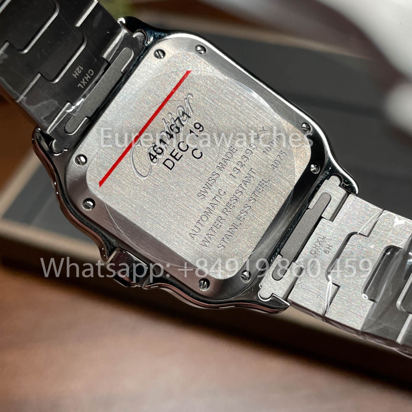 Cartier Santos WSSA0009 1:1 Best Clone BV Factory V2 White Dial