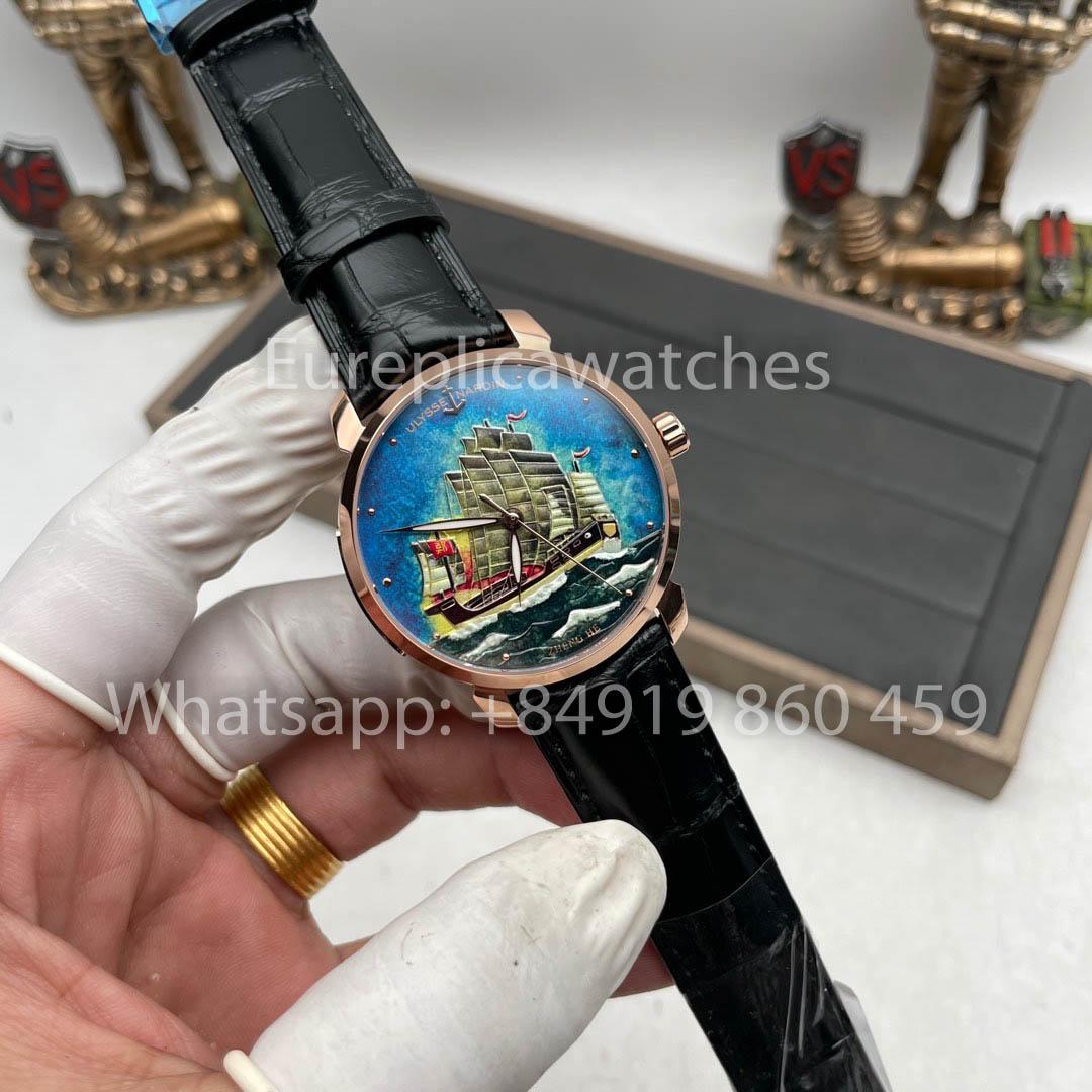 Ulysse Nardin 8152-111-2/ZHENGHE Classico 1:1 Bester Klon