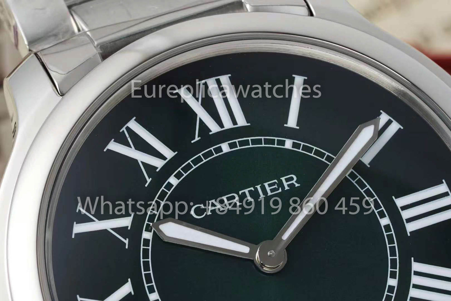Cartier Ronde Must De Cartier 36mm 1:1 Best Clone AF Factory Green Dial