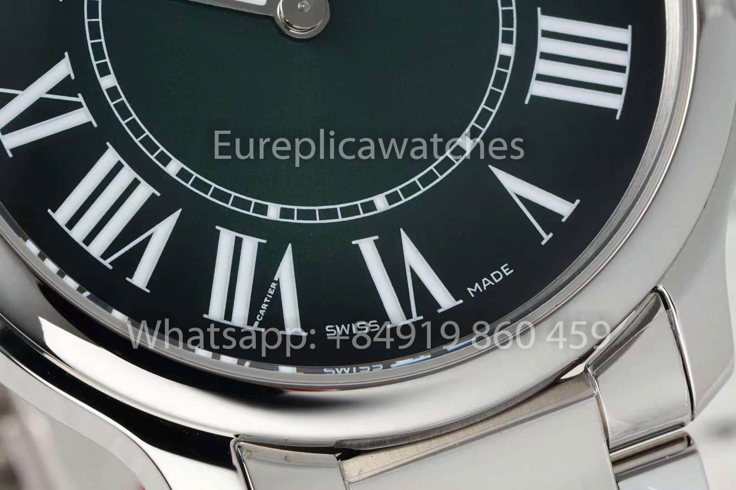 Cartier Ronde Must De Cartier 36mm 1:1 Best Clone AF Factory Green Dial