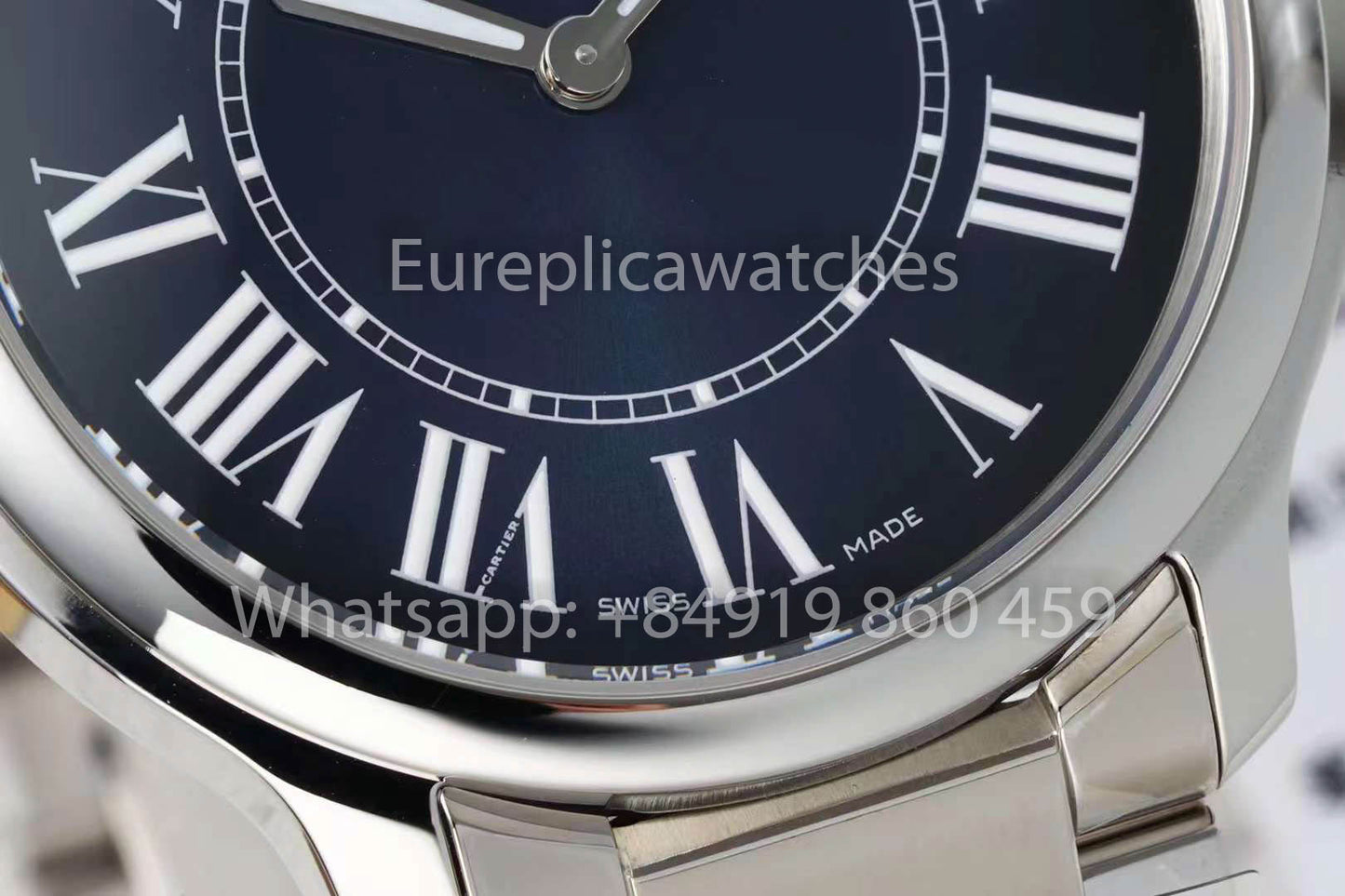 Cartier Ronde Must De Cartier 36mm 1:1 Best Clone AF Factory Blue Dial
