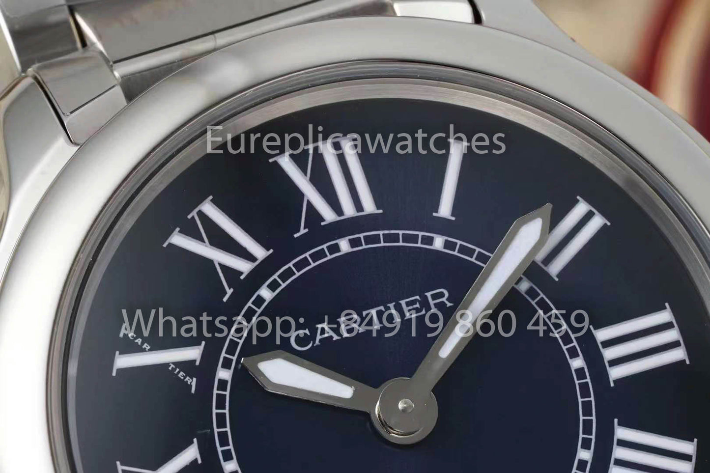 Cartier Ronde Must De Cartier 29mm 1:1 Best Clone AF Factory Blue Dial