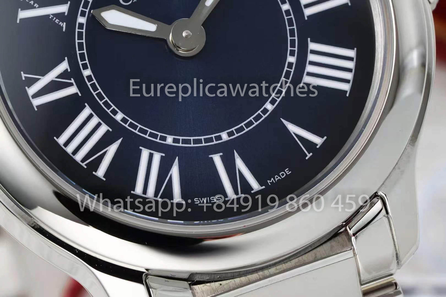 Cartier Ronde Must De Cartier 29mm 1:1 Best Clone AF Factory Blue Dial