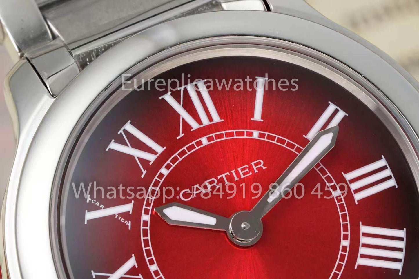 Cartier Ronde Must De Cartier 29mm 1:1 Best Clone AF Factory Red Dial