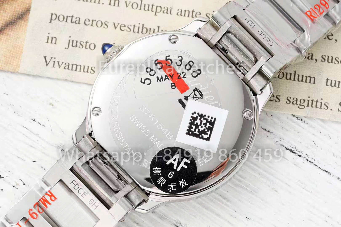 Cartier Ronde Must De Cartier 29mm 1:1 Best Clone AF Factory Red Dial