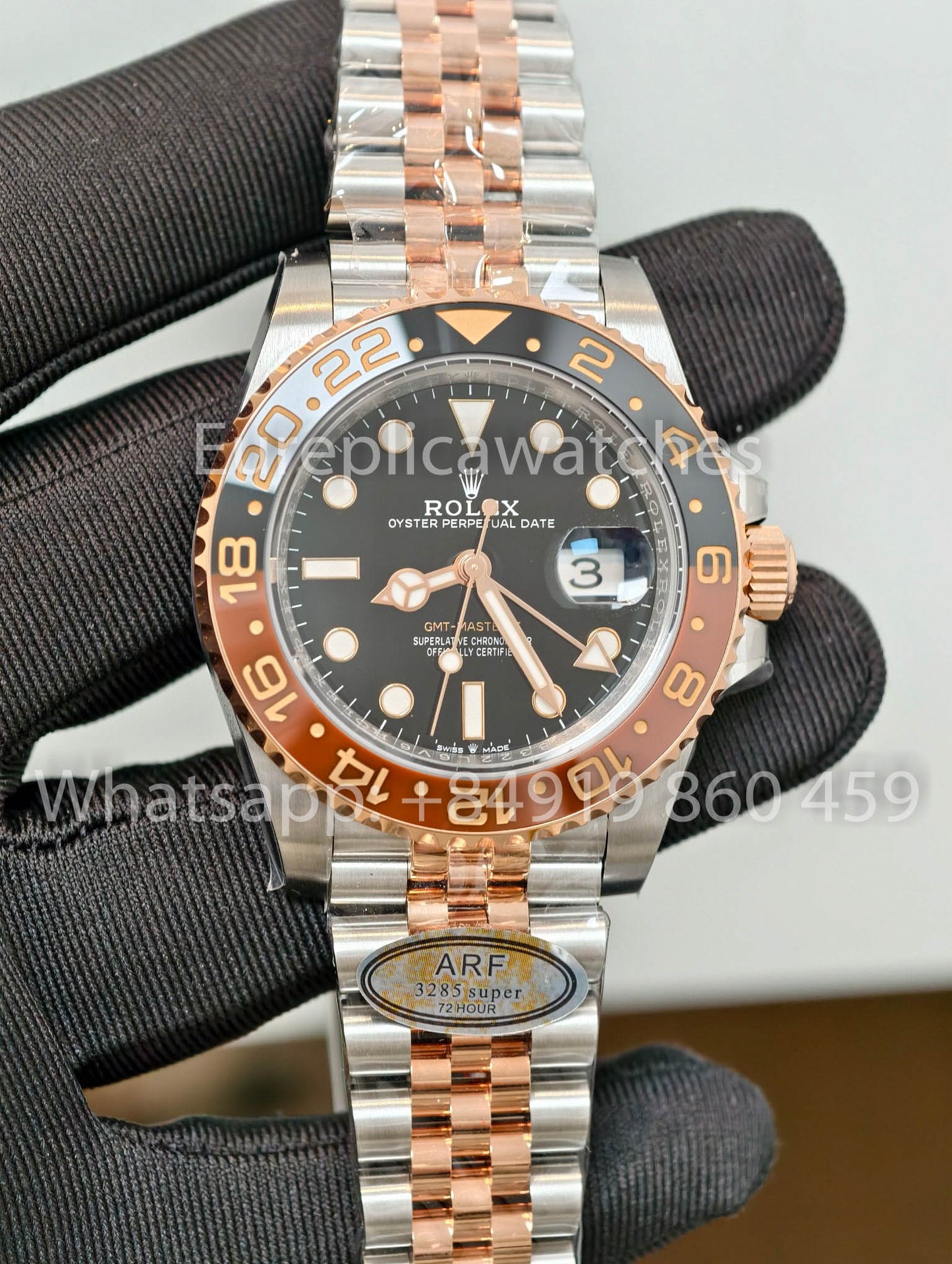 Rolex GMT Master II M126711chnr-0002 1:1 Bester Klon Jubilee Strap ARF Factory