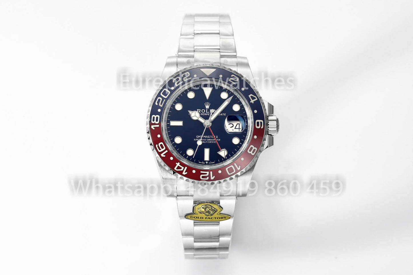 Rolex GMT Master II M126719blro-0003 1:1 Bester Klon Gold Factory Blaues Zifferblatt V3 Ultimate