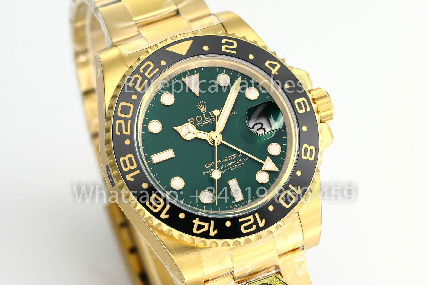 Rolex GMT Master II M126718GRNR Oyster Strap 1:1 Bester Klon Gold Factory V3 Ultimate