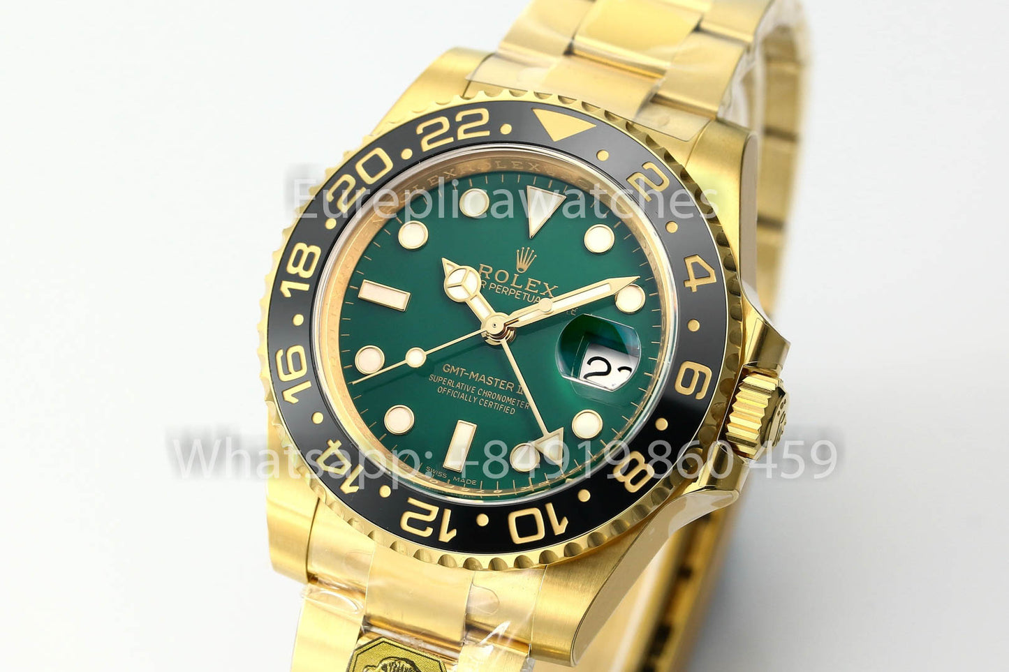 Rolex GMT Master II M126718GRNR Oyster Strap 1:1 Bester Klon Gold Factory V3 Ultimate