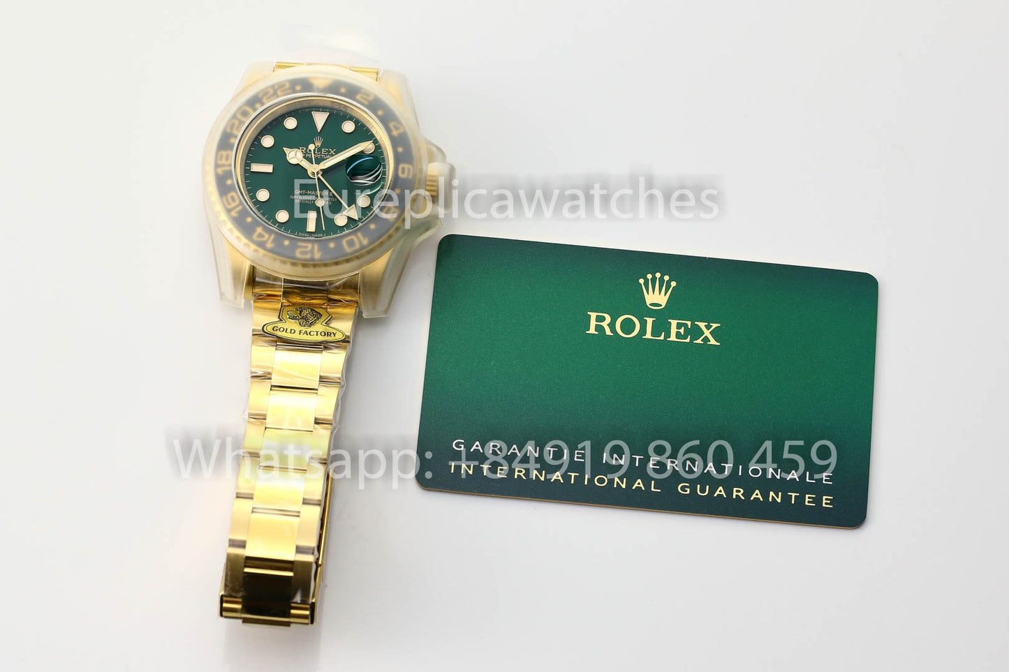 Rolex GMT Master II M126718GRNR Oyster Strap 1:1 Bester Klon Gold Factory V3 Ultimate